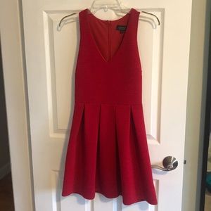 Topshop red dress